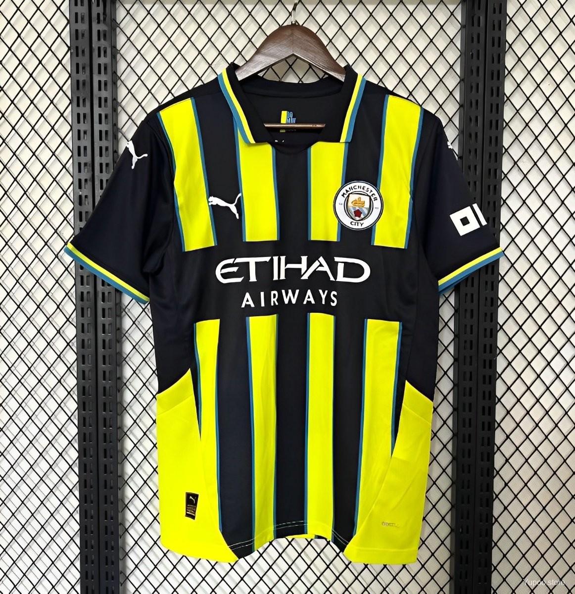Manchester City Football Jersey Away 24 25 Season