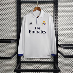 Real Madrid 2016-17 Home Retro Jersey FULL SLEEVE