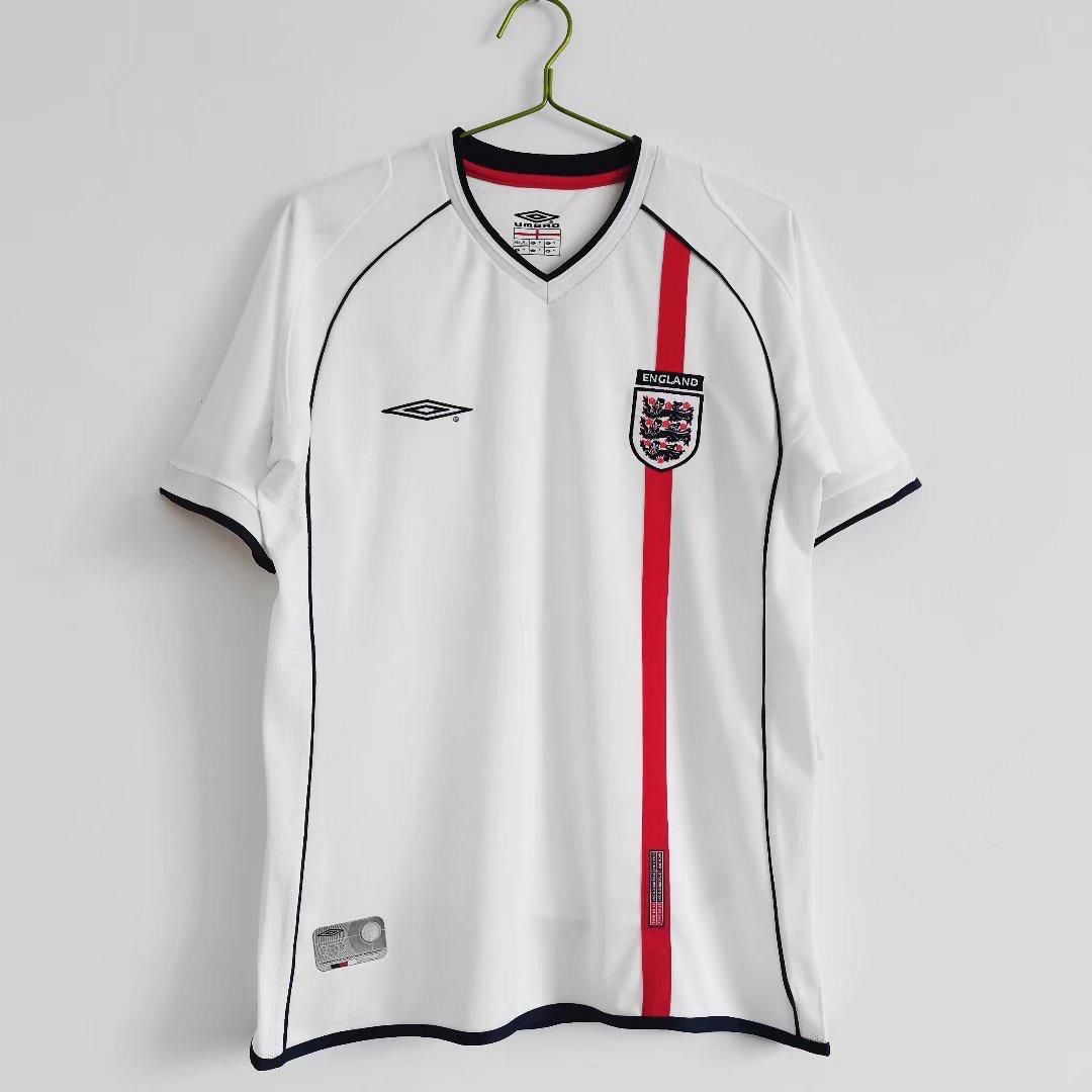 England Home 2002 Retro Vintage Jersey 