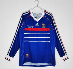 France 1998 World Cup Home Retro Jersey FULL SLEEVE