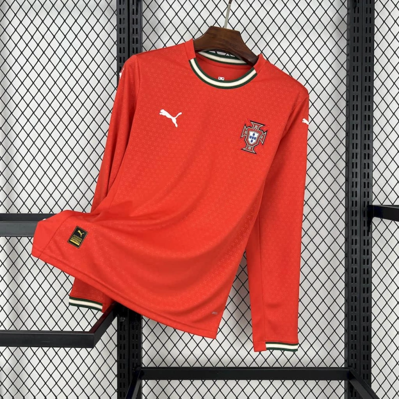 Portugal National Team Jersey Home 2025 Season FULL SLEEVE