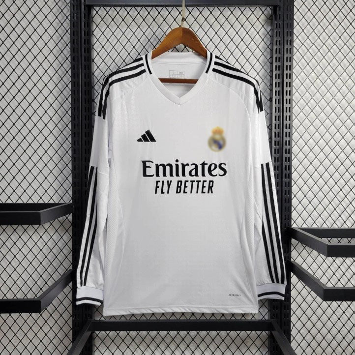 Real Madrid Home Jersey 24 25 Season FULL SLEEVE