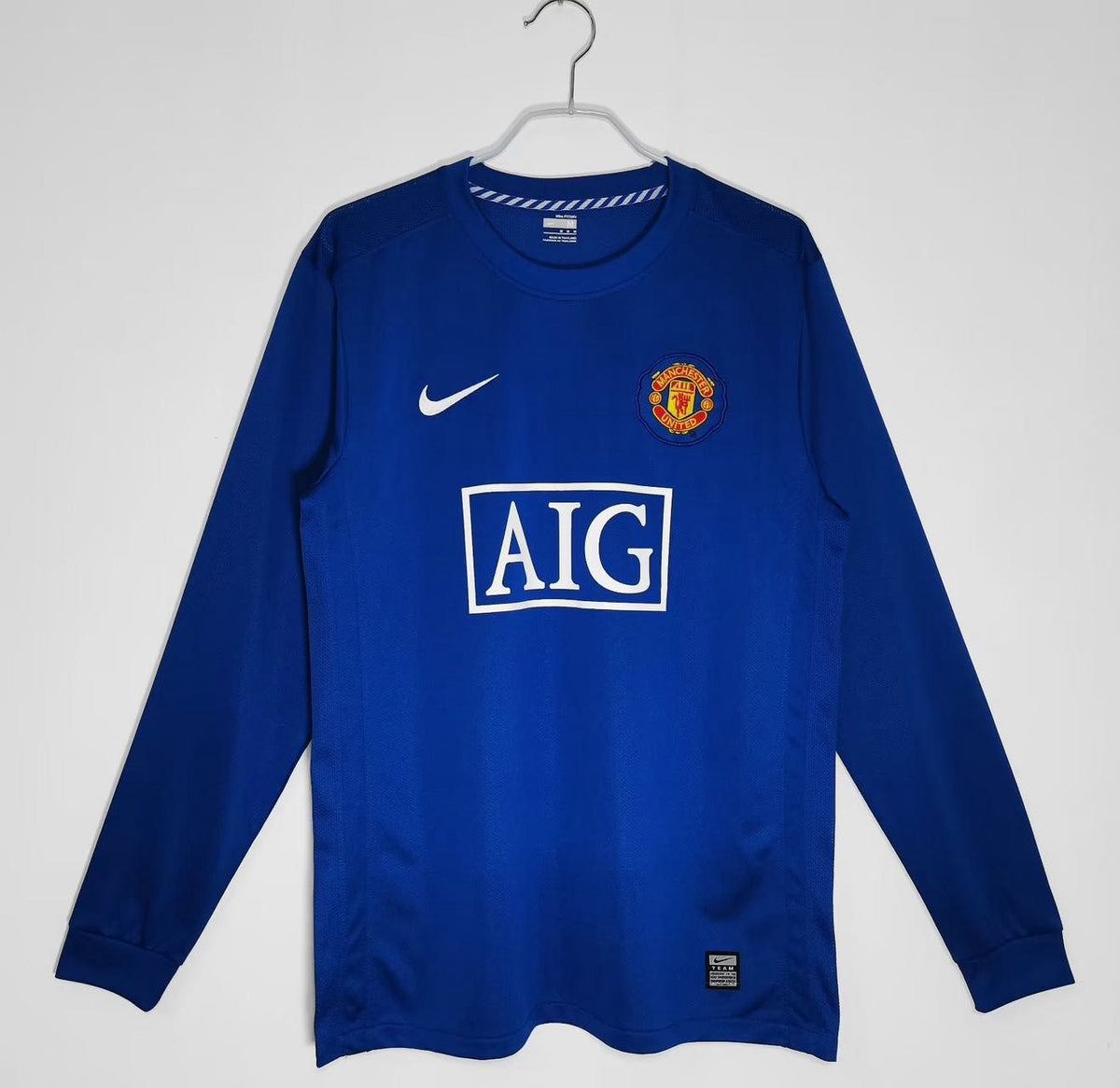 Manchester United 2008 Third Blue Retro Jersey
