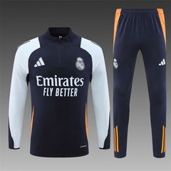 Real Madrid Navy Blue Training Suit 24 25 Season