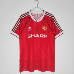 Manchester United 1990-92 SHARP Home Retro Jersey